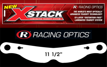 Racing Optics Tearoffs X-Stack 10, Impact Champ / Nitro / Super Cyclone -10231C