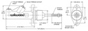 Wilwood Compact Remote Reservoir Master Cylinder 3/4" - 260-6089