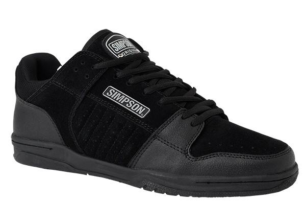 Simpson Race Products  - Shoe Black Top Size 8.5 Black - BT850BK