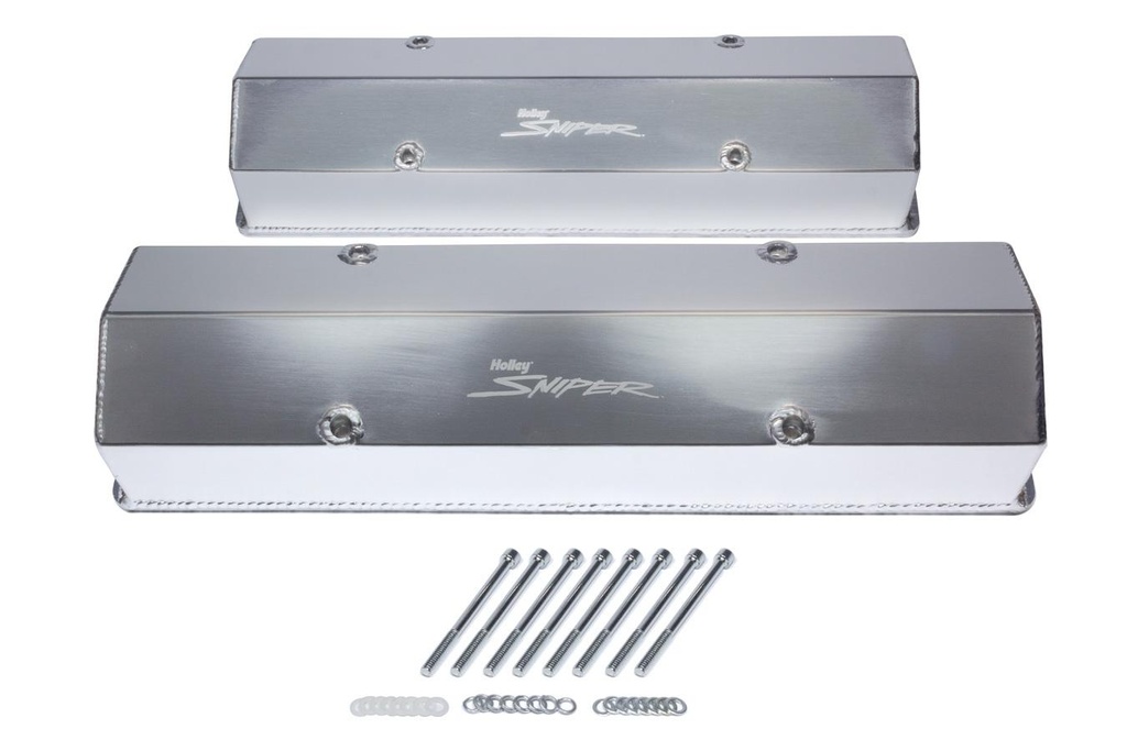 Holley - Sniper Fabricated Valve Covers  SBC Tall - 890008