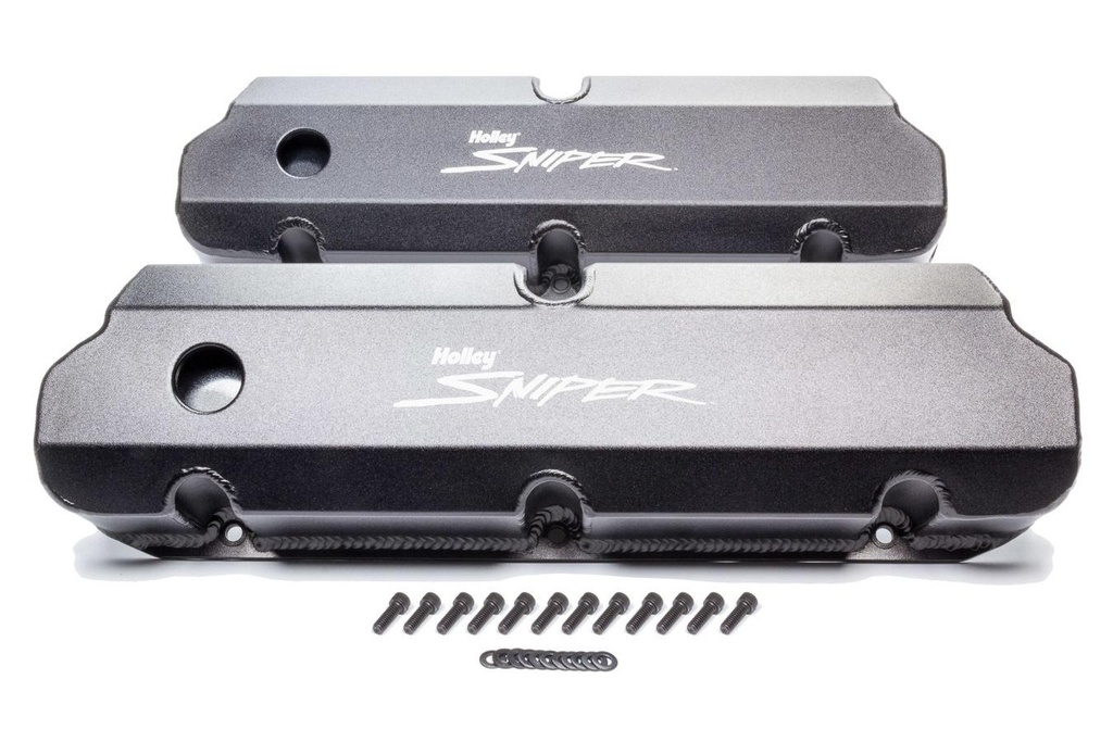 Holley - Sniper Fabricated Valve Covers  SBF Tall - 890011B