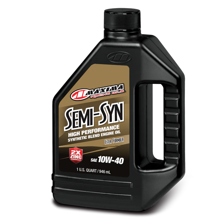 Maxima Semi-Syn 10W-40 Synthetic Blend Oil 1 Quart - 39-34901BS
