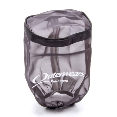 Outerwears - Air Filter Pre Filter 3-1/2 in OD 6 in Tall Top Black