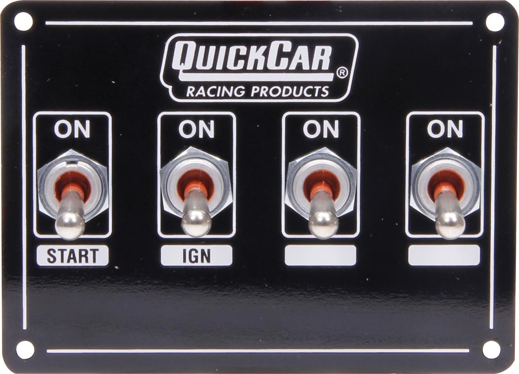 Quickcar Ignition Panel Extreme 4 Switch with  Pigtail - 50-740
