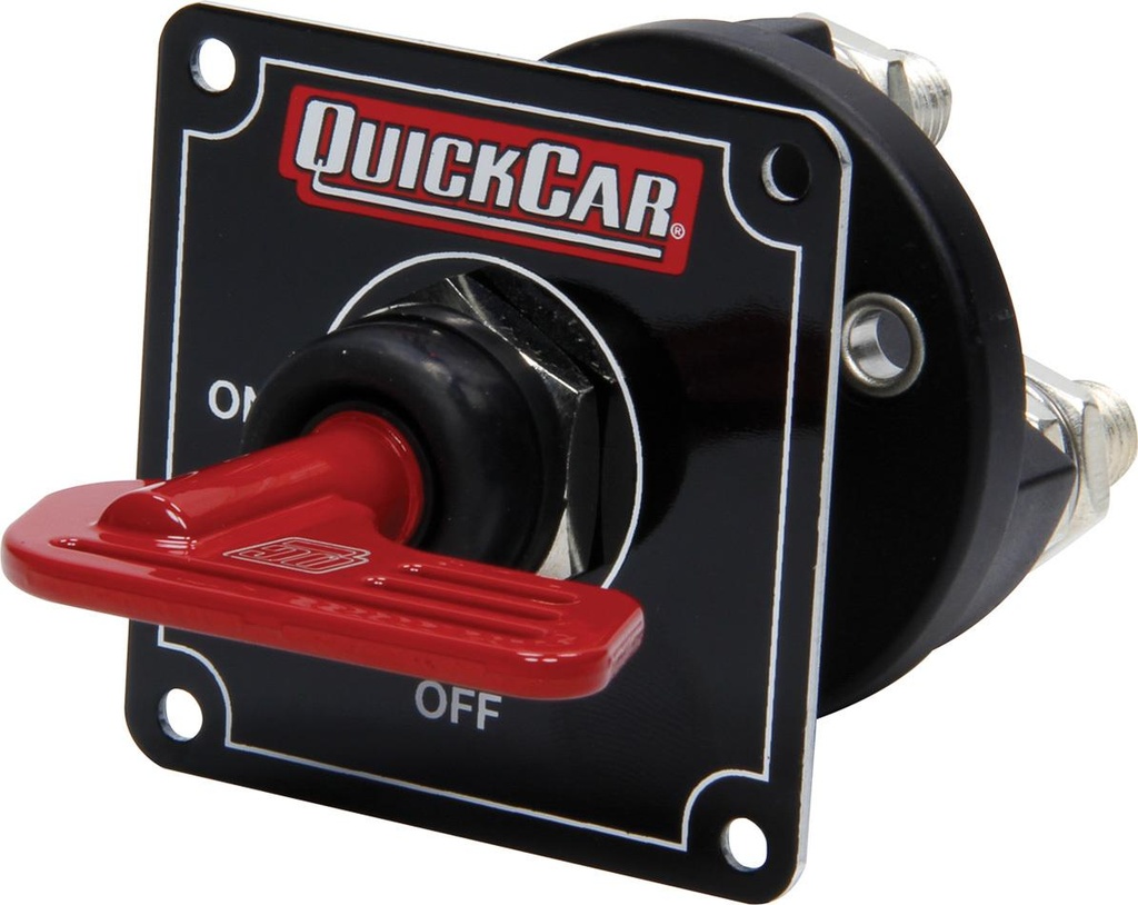 Quickcar Master Disconnect Black with Removable Red Key - 55-030