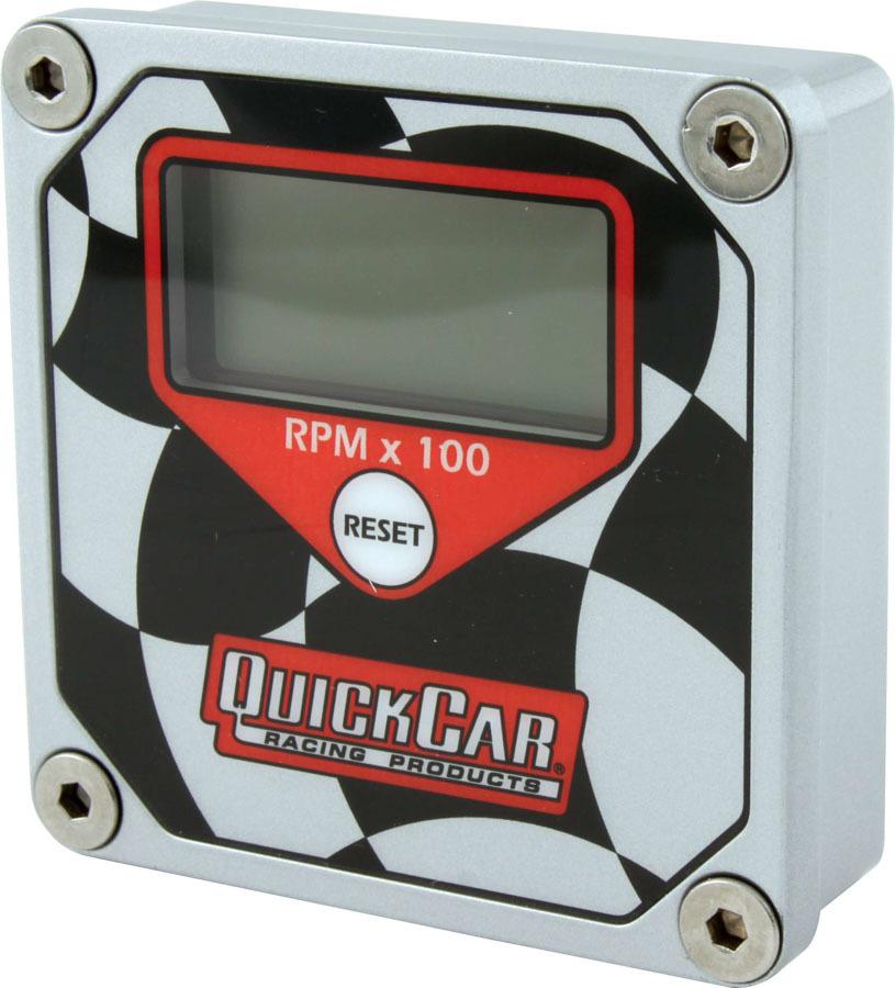 Quickcar LCD Tachometer Checkered Flag Face - 611-099