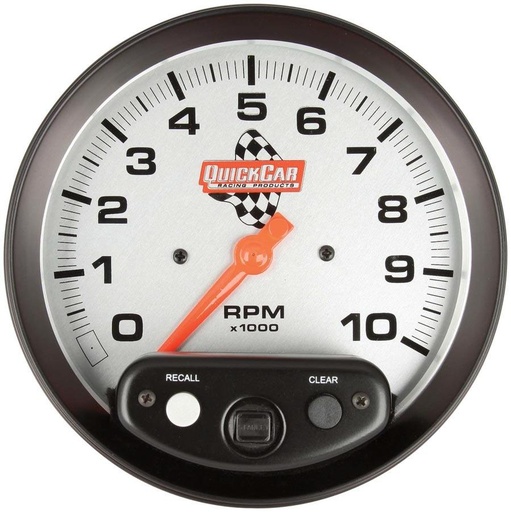 Quickcar 5in Tach with Memory 10k - 611-6001