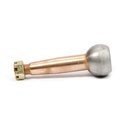 Ball Joint Stud 1.500 in/ft TapeR 3.340 in Long Standard Length 1.437 in Ball, 1/2-20 in Thread