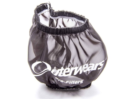 [OUT10-1018-01] Outerwears - Breather Pre Filter 3 in OD 2-1/2 in Tall Black Shielded Breathers OUT10-1018-01
