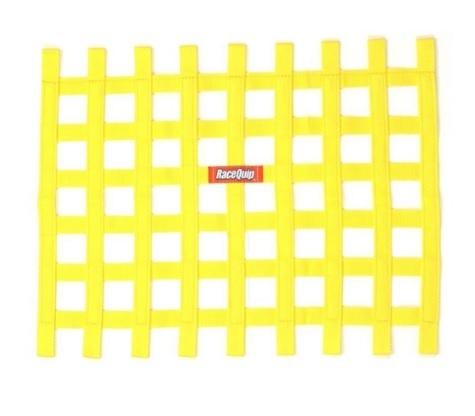 [RQP721035] RaceQuip  - Ribbon Window Net Yellow Non SFI 18in x 24in