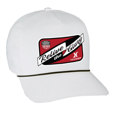 [HTA24025800] Hoosier Wilkesboro Hat White - 24025800
