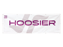Hoosier 3'x9' Banner - White - 230103W