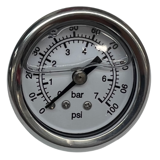 [PFSFP-1100W] Perfomance Fuel Systems - 1.5" Fuel Pressure Gauge 0-100 psi