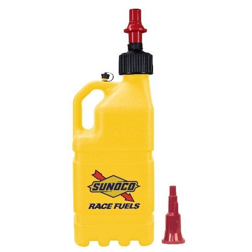 [RAJR7500YL-FF] Race Jugs - 5 Gallon Jug w/Fastflo Lid Yellow