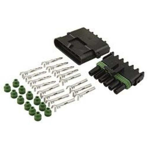[ALL76270] 6-Wire Weather Pack Connector Kit - 76270