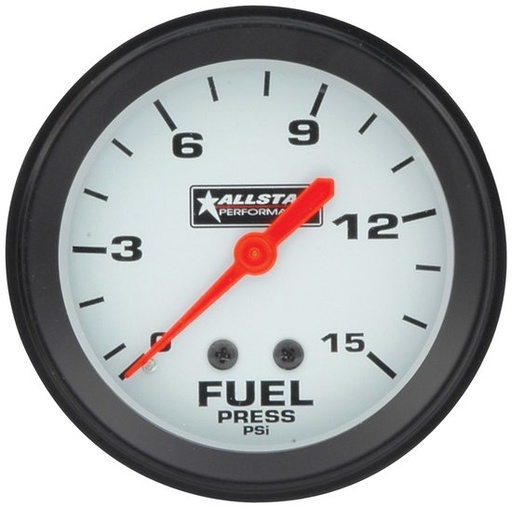 [ALL80098] Allstar Performance - ALL Fuel Pressure Gauge 0-15PSI 2-5/8in - 80098
