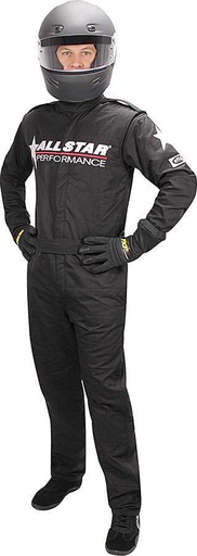 [ALL99851] Allstar Performance - Race Suit Black Lg 1pc 2 Layer - 99851