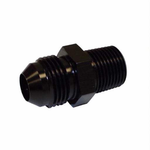 [PRF2001BLK] Performance Fittings Straight AN Flare to Pipe -4 to 1/8" - 2001BLK