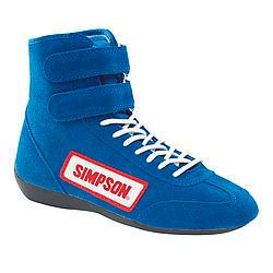 [SIM28110BL] Simpson Race Products  - High Top Shoes 11 Blue - 28110BL