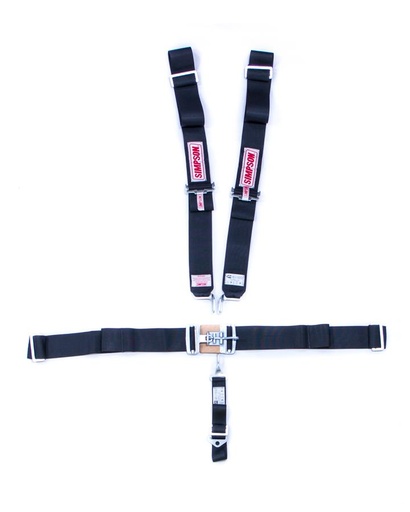 [SIM29072BK] Simpson Race Products  - 5 PT Harness System FX P D with A Ind 62in - 29072BK