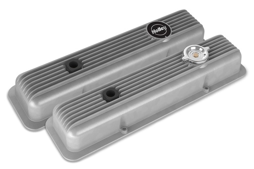 [HLY241-134] Holley - SBC Muscle Series Valve Covers   pair - 241-134