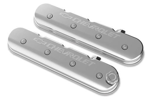 [HLY241-401] Holley - LS Series Valve Covers with Bowtie Chevrolet Logo - 241-401