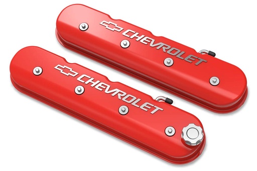 [HLY241-404] Holley - LS Series Valve Covers with Bowtie Chevrolet Logo - 241-404