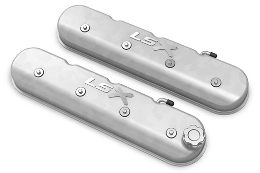 [HLY241-405] Holley - LS Series Valve Covers with LSX Logo - 241-405