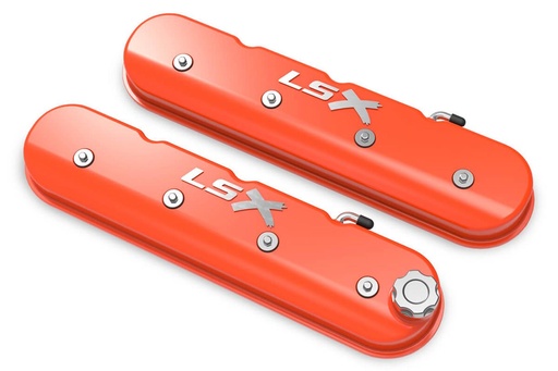 [HLY241-408] Holley - LS Series Valve Covers with LSX Logo - 241-408