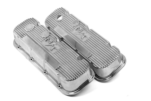 [HLY241-84] Holley - BBC M T Valve Cover Set Polished - 241-84