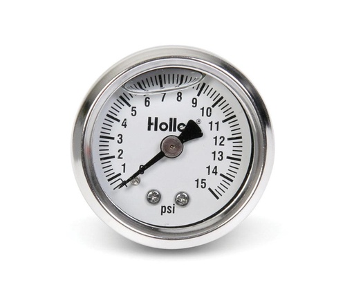 [HLY26-504] Holley0 15 Psi Fuel Press Gaug - 26-504