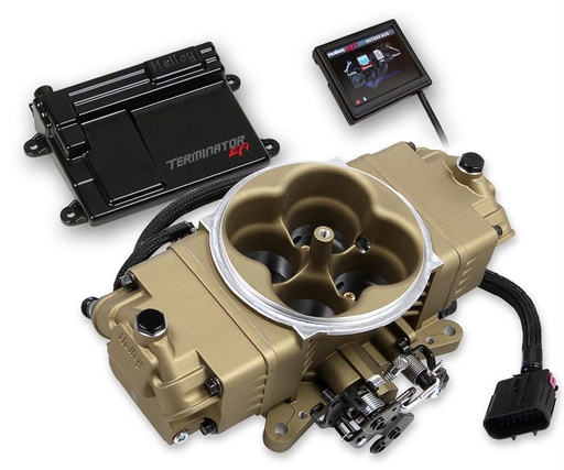 [HLY550-444] Holley - Terminator Stealth EFI Kit  Classic Gold Finish - 550-444