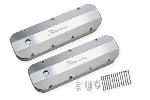 [HLY890002] Holley - Sniper Fabricated Valve Covers  BBC Tall - 890002