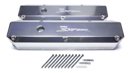 [HLY890003] Holley - Sniper Fabricated Valve Covers  SBM Tall 64 91 - 890003