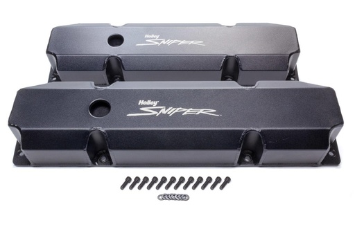 [HLY890005B] Holley - Sniper Fabricated Valve Covers  BBM Tall - 890005B