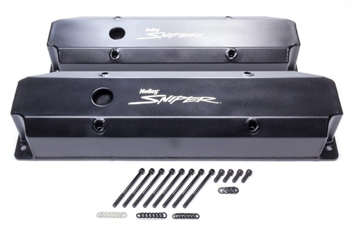 [HLY890006B] Holley - Sniper Fabricated Valve Covers  BBM Tall - 890006B