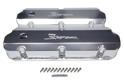 [HLY890011] Holley - Sniper Fabricated Valve Covers  SBF Tall - 890011