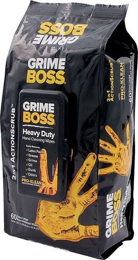 [ALL12017] Cleaning Wipes 60pk Grime Boss - 12017