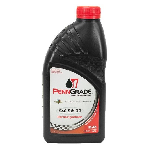 [POC71096] PennGrade 1 5W-30 Multi-Grade High Performance Oil, 1 Qt - 71096