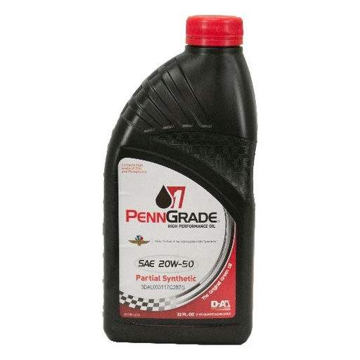 [POC71196] PennGrade 1 20W-50 Multi-Grade High Performance Oil, 1 Qt - 71196