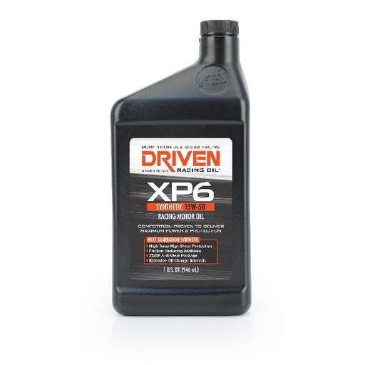 [JOE01006] Driven Racing Oil - XP6 SAE 15W-50 (quart) - 01006