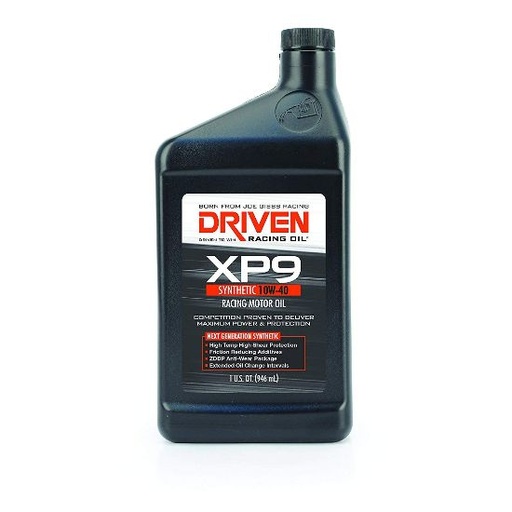 [JOE03206] Driven Racing Oil -  XP9 Synthetic 10W-40 Racing Oil QT - 03206