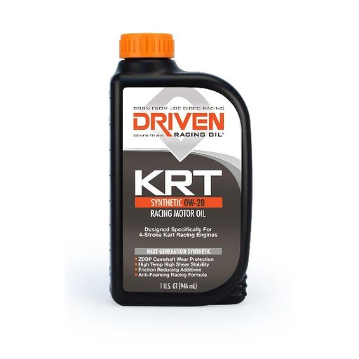 [JOE03407] Driven Racing Oil - KRT Synthetic 0W-20 Kart Motor Oil QT - 03407