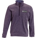 Hoosier Purple Adidas Fleece Quarter Zip Small - 247P02