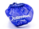 Outerwears - Breather Pre Filter 3 in OD 2-1/2 in Tall Blue Shielded Breathers OUT10-1018-02