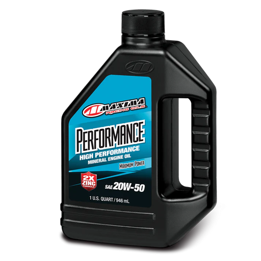 [MRO39-35901S] Maxima Performance 20W50 Petroleum Racing Oil 1 Quart - 39-35901S