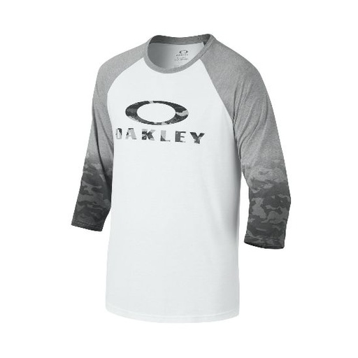 [OAK452230-24G-L] Oakley Kicker Raglan Shirt, Heather Grey Large - 452230-24G-L