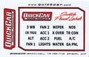 Quickcar Switch Panel Stickers Small Ignition Panels - 50-004