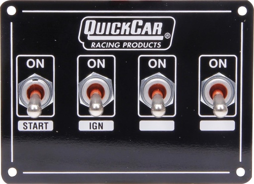 [QCR50-740] Quickcar Ignition Panel Extreme 4 Switch with  Pigtail - 50-740