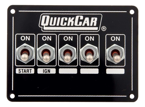[QCR50-7713] Quickcar Ignition Panel Dual Ing. with X Over and 3 Whl Bk - 50-7713